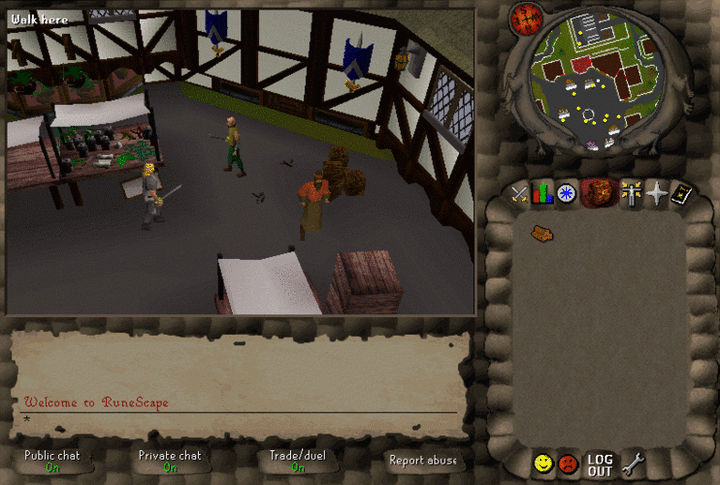 Try using Fishing Guild as an example